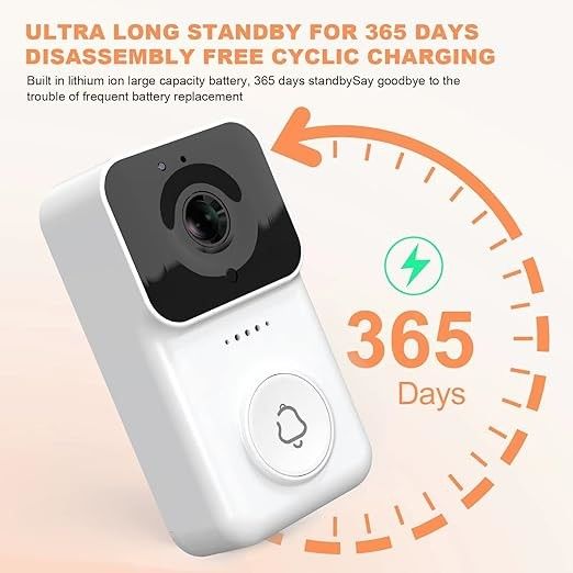 IP65 Wifi Camera Doorbell com Chime 2 Way Audio Porta de Segurança