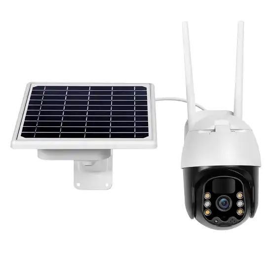 8W painel solar Câmera de vigilância Full HD 1080P 4G Sim Card Câmera de segurança solar