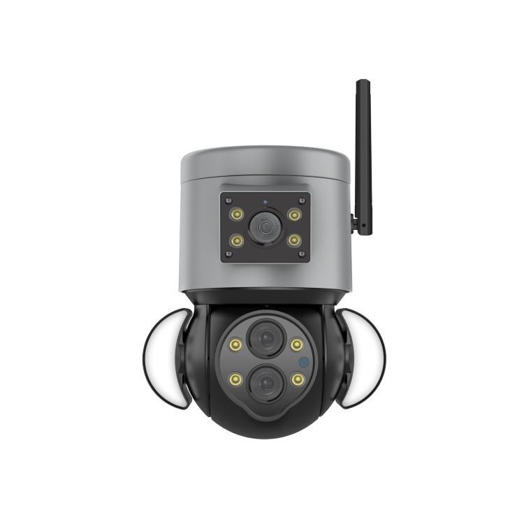 Full Color IP65 Wireless CCTV Camera PTZ Câmera de Segurança Inteligente rastreamento de movimento