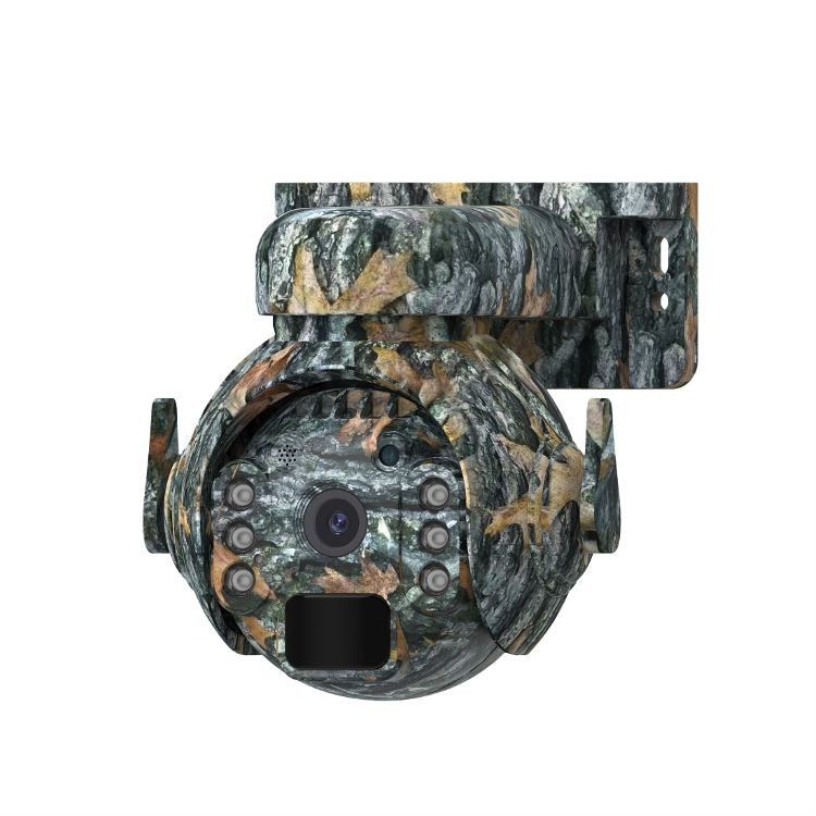 Camuflagem Cor Bateria Solar 4G Solar Mini PT Câmera 3MP Alto Desempenho