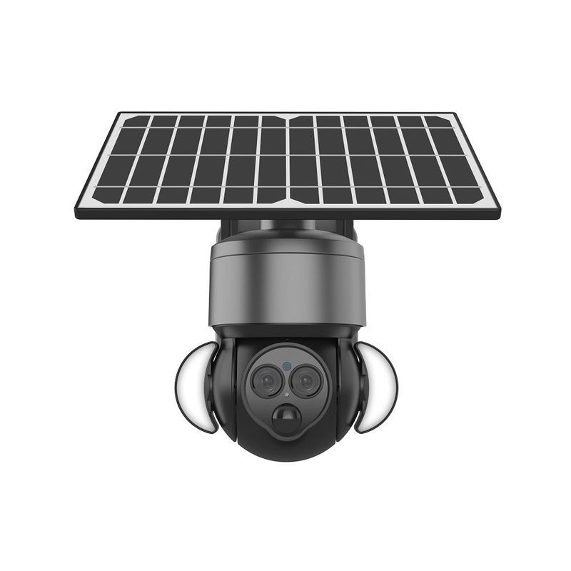 6MP Full Color Solar Outdoor Security Camera 4G Solar PTZ Câmera OEM