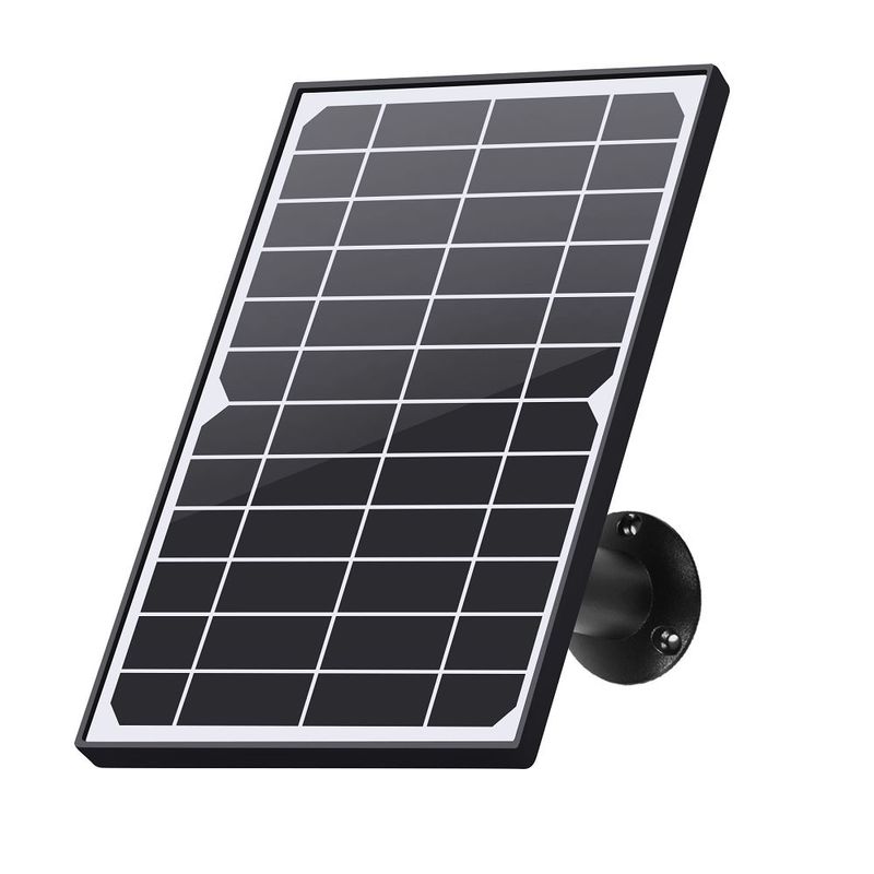 Impotente 10X Zoom Bateria solar Alimentada PTZ Alerta Câmera Preto Cor